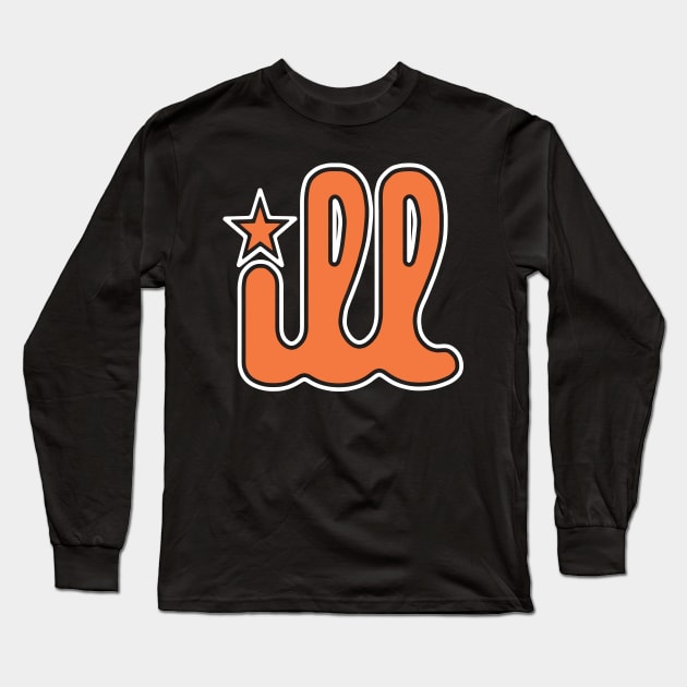 Philly ILL Orange Philadelphia Favorite Long Sleeve T-Shirt by TeeCreations